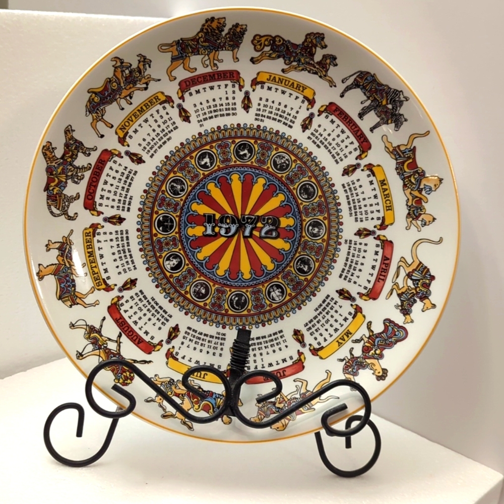 Wedgwood 1972 Calendar Plate